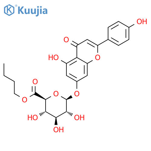 Apigenin 7-glycosides; 7-O-(6-O-Butyl-β-D-glucuronopyranoside) structure