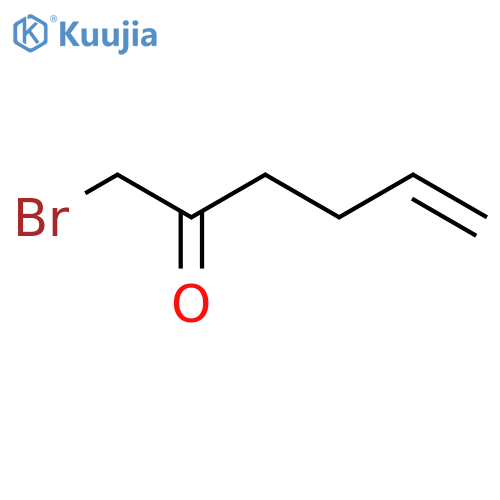1-Bromohex-5-en-2-one structure