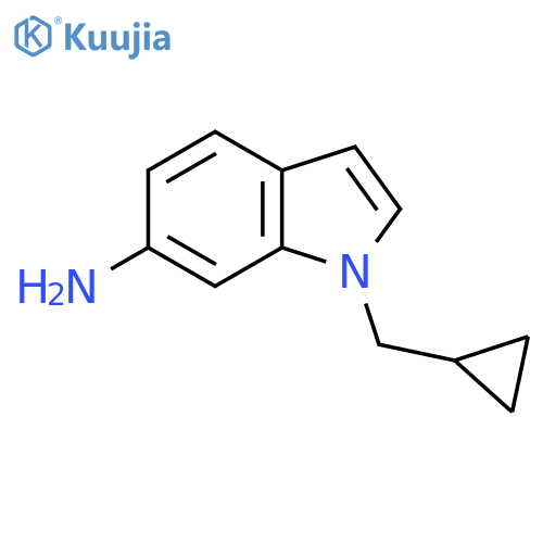 1-(Cyclopropylmethyl)-1H-indol-6-amine structure