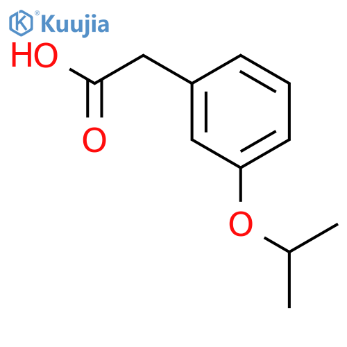 2-[3-(propan-2-yloxy)phenyl]acetic acid structure