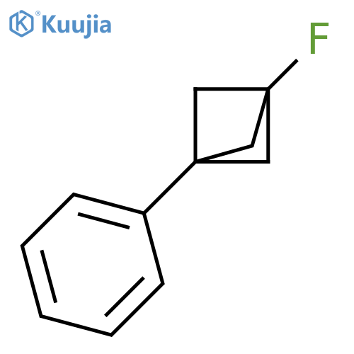 1-Fluoro-3-phenylbicyclo[1.1.1]pentane structure