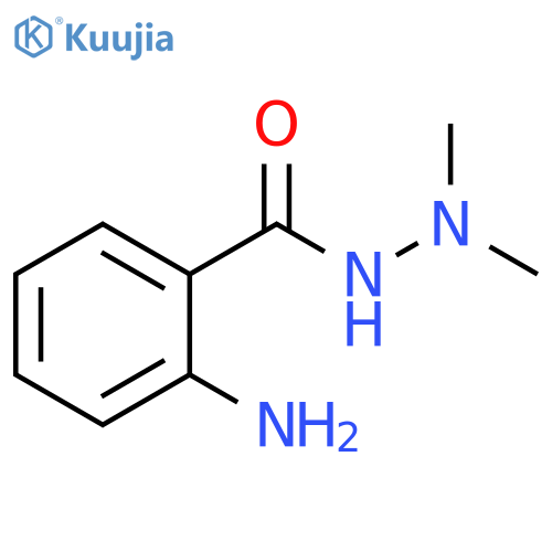 Benzoic acid, 2-amino-, 2,2-dimethylhydrazide structure