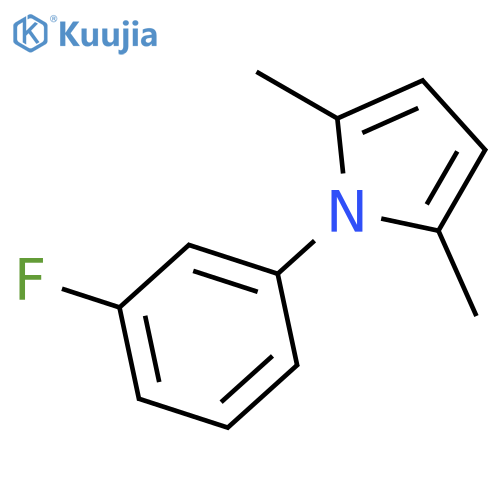 1-(3-Fluorophenyl)-2,5-dimethylpyrrole structure
