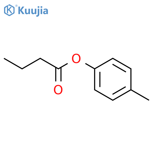 Butanoic acid,4-methylphenyl ester structure