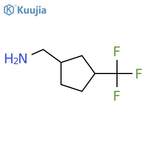 3-(trifluoromethyl)cyclopentylmethanamine, Mixture of diastereomers structure