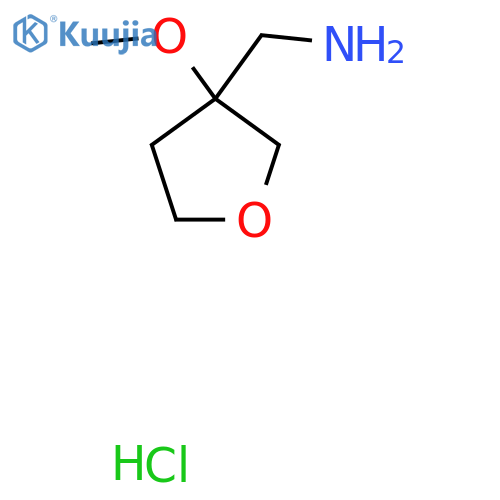 (3-Methoxyoxolan-3-yl)methanamine hydrochloride structure