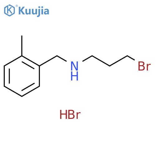 (3-bromopropyl)(2-methylphenyl)methylamine hydrobromide structure