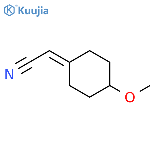 2-(4-methoxycyclohexylidene)acetonitrile structure