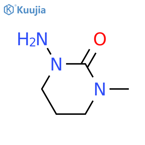 1-amino-3-methyl-1,3-diazinan-2-one structure