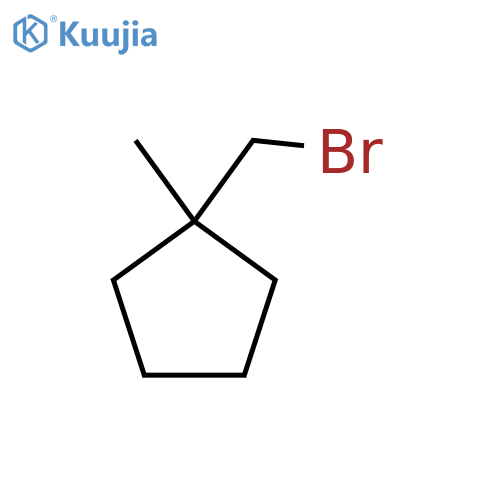 1-(Bromomethyl)-1-methylcyclopentane structure