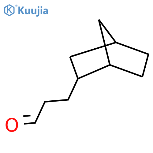 3-{bicyclo2.2.1heptan-2-yl}propanal structure