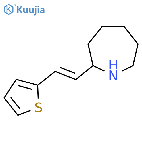 2-[2-(2-thienyl)vinyl]azepane structure