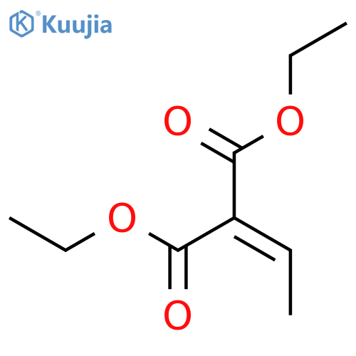 1,3-diethyl 2-ethylidenepropanedioate structure