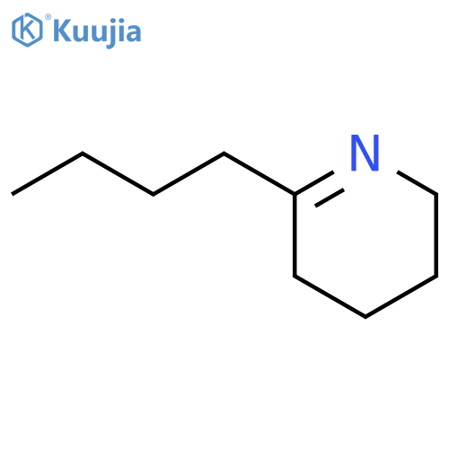 Pyridine,2-butyl-3,4,5,6-tetrahydro- structure