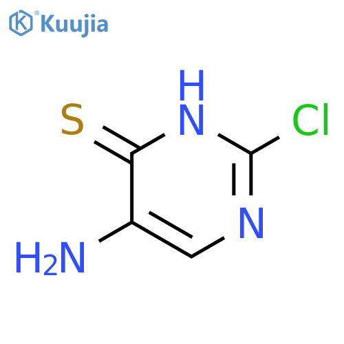 5-Amino-2-chloropyrimidine-4(3H)-thione structure
