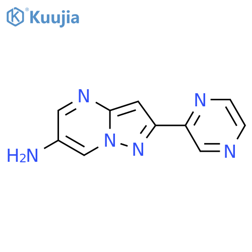 2-(Pyrazin-2-yl)pyrazolo[1,5-a]pyrimidin-6-amine structure