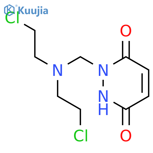 3,6-Pyridazinedione,1-[[bis(2-chloroethyl)amino]methyl]-1,2-dihydro- structure