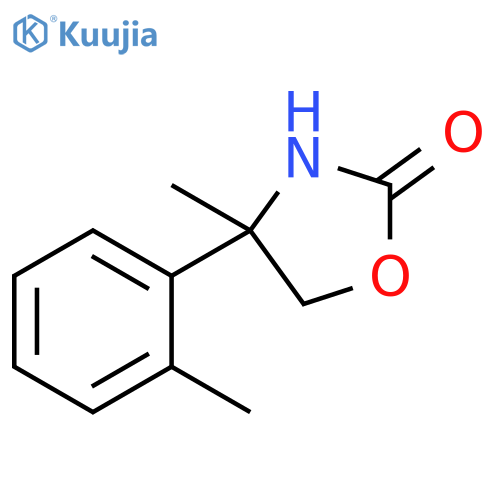 2-Oxazolidinone, 4-methyl-4-(2-methylphenyl)- structure