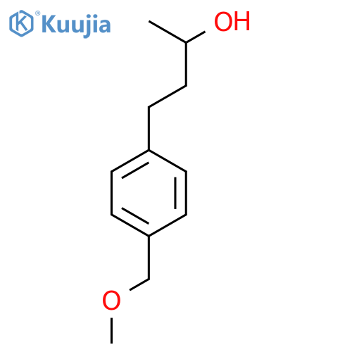 4-4-(methoxymethyl)phenylbutan-2-ol structure