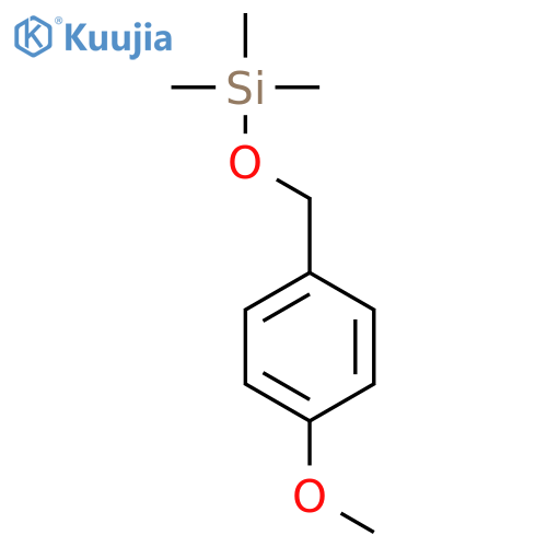 Silane, [(4-methoxyphenyl)methoxy]trimethyl- structure