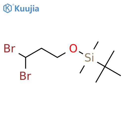 Silane, (3,3-dibromopropoxy)(1,1-dimethylethyl)dimethyl- structure