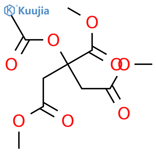 1,2,3-Propanetricarboxylic acid, 2-(acetyloxy)-, trimethyl ester structure