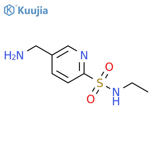 5-(aminomethyl)-N-ethylpyridine-2-sulfonamide structure