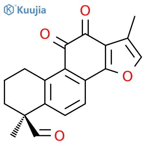 Phenanthro[1,2-b]furan-6-carboxaldehyde, 6,7,8,9,10,11-hexahydro-1,6-dimethyl-10,11-dioxo-, (6S)- structure