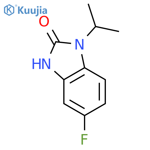 5-fluoro-1-(propan-2-yl)-2,3-dihydro-1H-1,3-benzodiazol-2-one structure