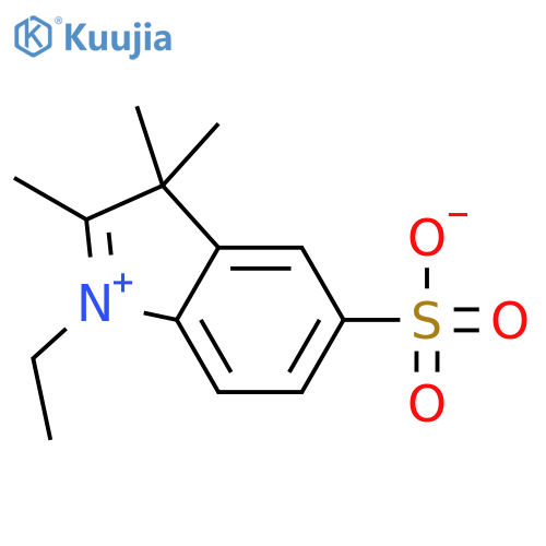 1-Ethyl-2,3,3-trimethylindolenium-5-sulfonate structure