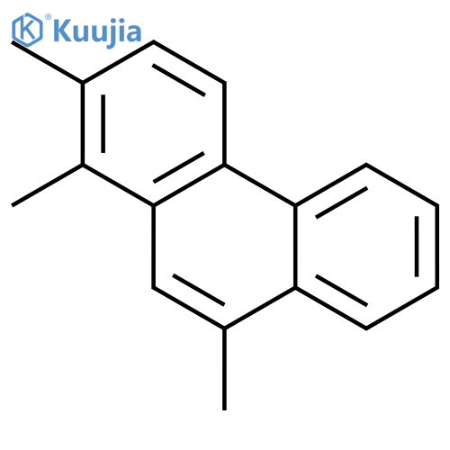 Phenanthrene,1,2,9-trimethyl- structure
