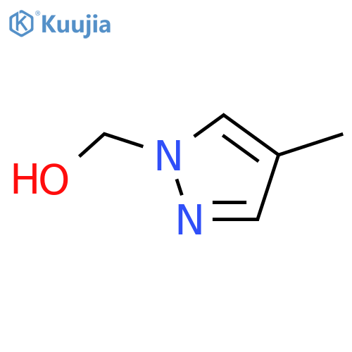 (4-methyl-1H-pyrazol-1-yl)methanol structure