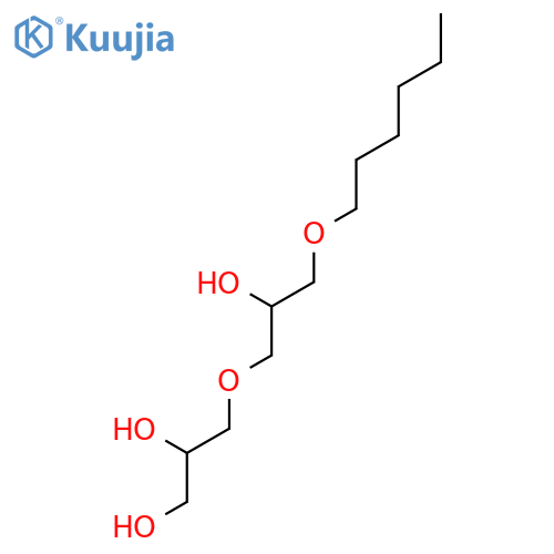 1,2-Propanediol, 3-[3-(hexyloxy)-2-hydroxypropoxy]- structure