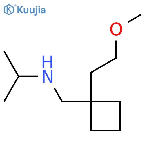 Cyclobutanemethanamine, 1-(2-methoxyethyl)-N-(1-methylethyl)- structure