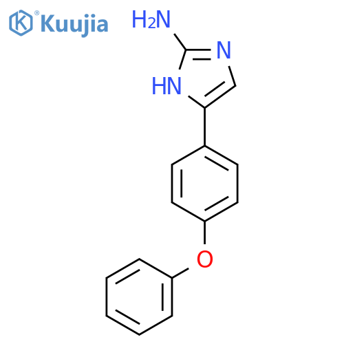 5-(4-phenoxyphenyl)-1H-imidazol-2-amine structure