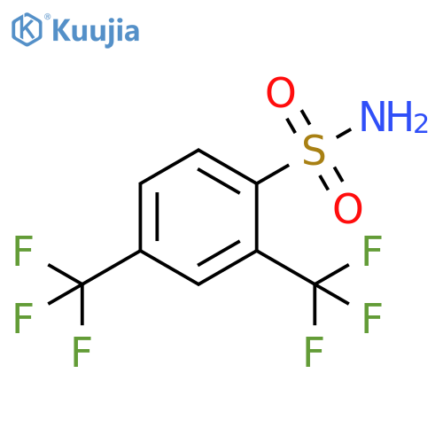 2,4-Bis(trifluoromethyl)benzenesulfonamide structure