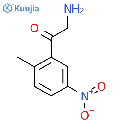 2-amino-1-(2-methyl-5-nitrophenyl)ethan-1-one structure