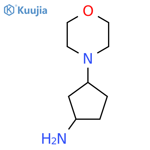 3-(morpholin-4-yl)cyclopentan-1-amine structure