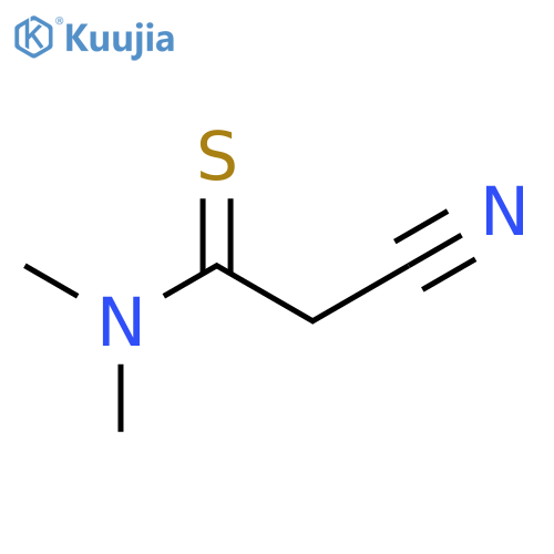 Ethanethioamide,2-cyano-N,N-dimethyl- structure