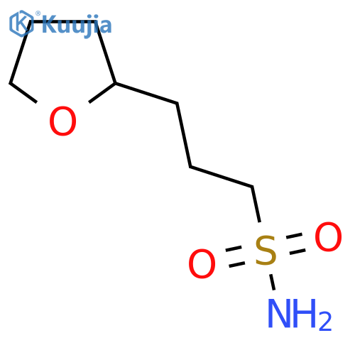 3-(oxolan-2-yl)propane-1-sulfonamide structure