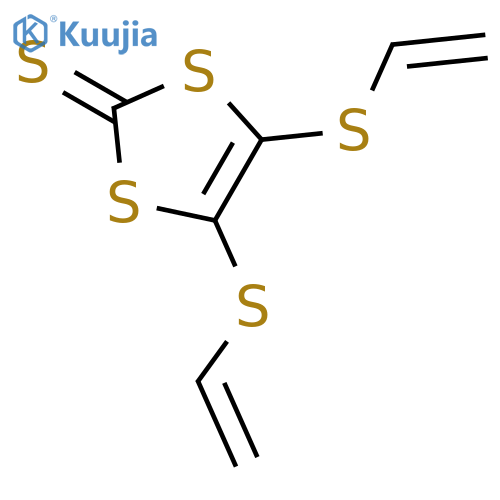 1,3-Dithiole-2-thione, 4,5-bis(ethenylthio)- structure