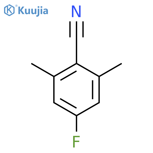 4-Fluoro-2,6-dimethylbenzonitrile structure
