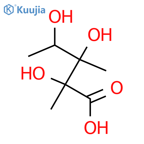 2,3,4-Trihydroxy-2,3-dimethylpentanoic acid structure