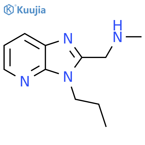 N-Methyl-1-(3-propyl-3H-imidazo[4,5-b]pyridin-2-yl)methanamine structure
