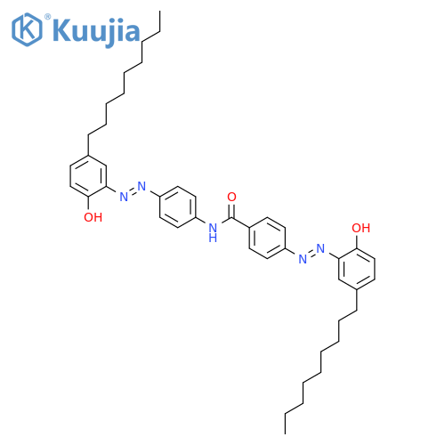 Benzamide,4-[2-(2-hydroxy-5-nonylphenyl)diazenyl]-N-[4-[2-(2-hydroxy-5-nonylphenyl)diazenyl]phenyl]- structure