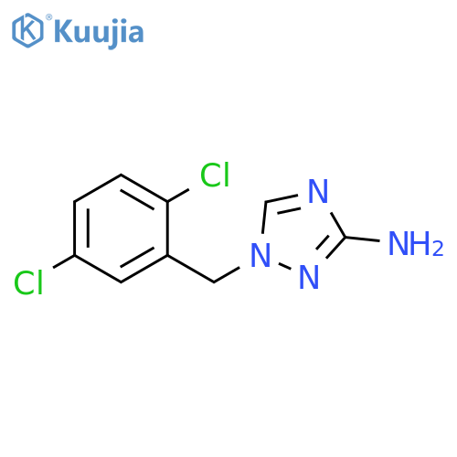 1H-1,2,4-Triazol-3-amine, 1-[(2,5-dichlorophenyl)methyl]- structure