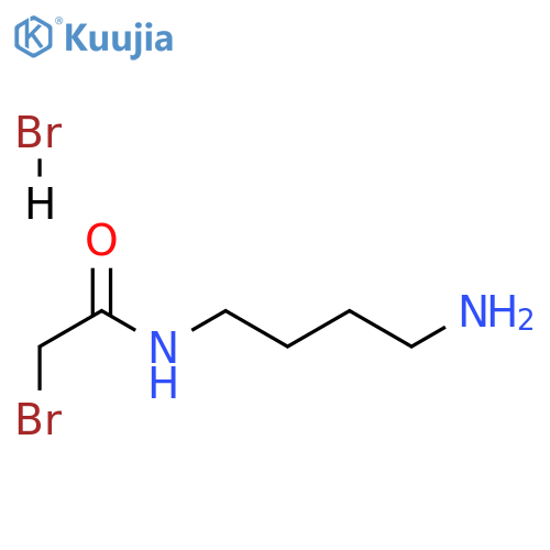 N-(4-aminobutyl)-2-bromoacetamide hydrobromide structure