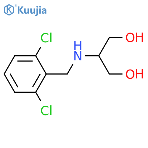 2-{(2,6-dichlorophenyl)methylamino}propane-1,3-diol structure