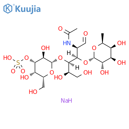 Sulfo-Lewis-X trisaccharide sodium salt structure