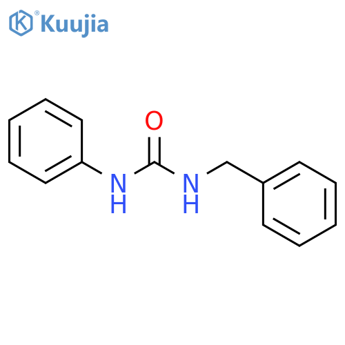 Urea,N-phenyl-N'-(phenylmethyl)- structure